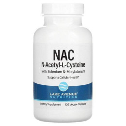 N-Acetyl-L- Cysteine , 600 mg, 120 Veggie Capsules Lake Avenue Nutrition