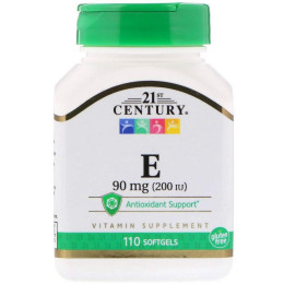 Витамин E 21st Century Vitamin E 90 mg (200 IU) 110 Softgels 21st Century