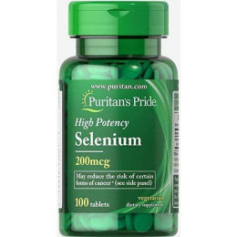 Селен Selenium 200 mcg 100 Tablets Puritan's Pride