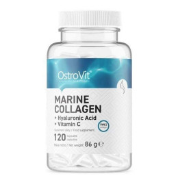 Морской коллаген с гиалуроновой кислотой и витамином C Ostrovit Marine Collagen + Hyaluronic Acid + Vitamin C OstroVit