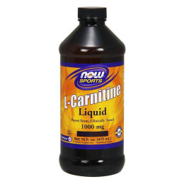 L-карнітин NOW L-Carnitine Liquid 1000 mg 473 ml (Citrus) NOW