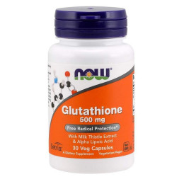 Глутатіон NOW Glutathione 500 mg 30 caps NOW