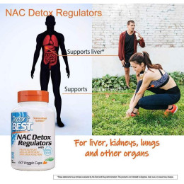 NAC Detox Regulators 60 veg caps Doctor's Best