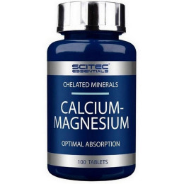 Кальций и магний Scitec Nutrition Calcium-Magnesium 100 tabs Scitec Nutrition