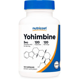 Йохимбин Nutricost Yohimbine 5 mg 120 Capsules Nutricost