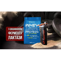 Протеїн Sporter Whey 100% Protein lactose free 1000 g (Шоколад) Sporter