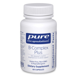 Комплекс вітамінів В Pure Encapsulations (B-Complex Plus) 60 капсул