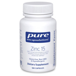 Цинк Pure Encapsulations (Zinc) 15 мг 180 капсул