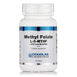 Вітамін B9 Метил Фолат Douglas Laboratories (Methyl Folate L-5-MTHF) 1000 мкг 60 таблеток