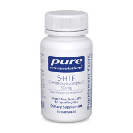 Гидрокситриптофан Pure Encapsulations (5-HTP Hydroxytryptophan) 50 мг 60 капсул