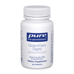 Ферменты для переваривания глютена Pure Encapsulations (Gluten / Dairy Digest) 60 капсул