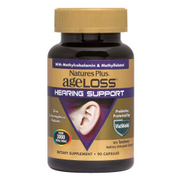 Поддержка слуха AgeLoss, Hearing Support, Nature's Plus, 90 капсул