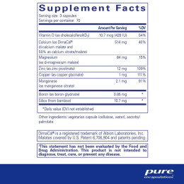 Кальций против остеопороза Pure Encapsulations (OsteoBalance) 210 капсул