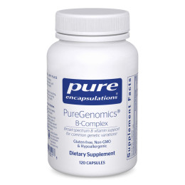 Комплекс витаминов группы B Pure Encapsulations (PureGenomics B-Complex) 120 капсул