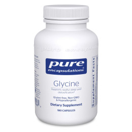 Глицин Pure Encapsulations (Glycine) 180 капсул