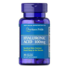 Hyaluronic Acid 100mg - 30caps Puritans Pride