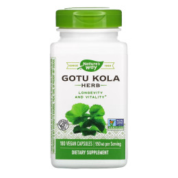 Gotu Kola Herb - 180 vcaps Nature's Way