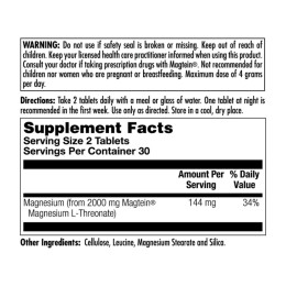 Think Magnesium 2000mg - 60 tabs KAL