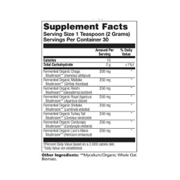 Organic Fermented Mushroom Complete 2000mg - 60g Solaray