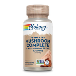 Org Grown Mushroom Complete 1200mg - 60 vcaps Solaray