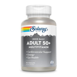 Once Daily Adult 50+ Multi - 90 vcaps Solaray