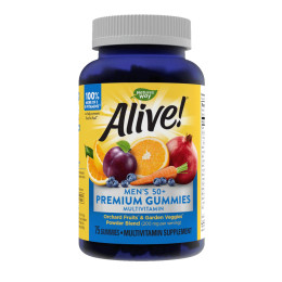 Alive!® Men's 50+ Gummy - 75 gummies Nature's Way