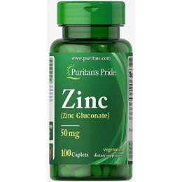 Zinc 50 mg - 100 Caplets Puritans Pride