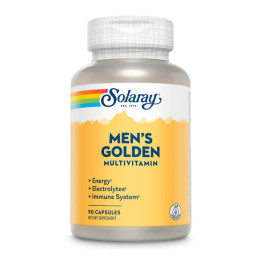 Men's Golden Multi-Vitamin - 90 caps Solaray