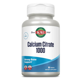 Calcium Citrate 1000mg - 90 tabs KAL