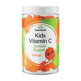 Kids Vitamin C Gummies - 60 gummies Orange Swanson