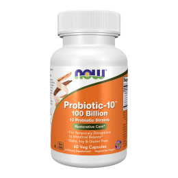 Probiotic-10™ 100 Billion - 60 vcaps Now Foods