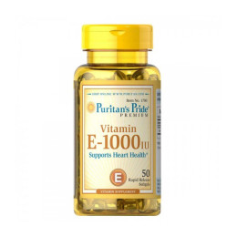 Витамин Е Puritan's Pride Vitamin E-1000 IU 50 Softgels Puritan's Pride