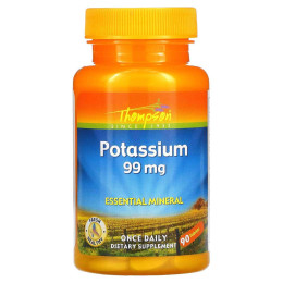 Potassium, 99 mg, 90 Tablets Thompson