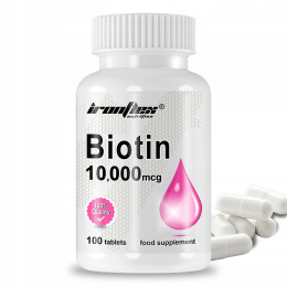 Биотин IronFlex Biotin 10 000 mcg 100 tabs IronFlex