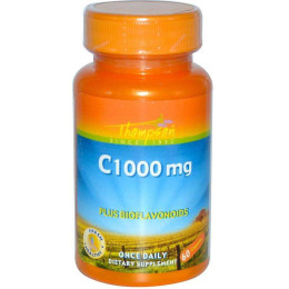 Вітамін С, Vitamin C 1000mg 60 Caps Thompson