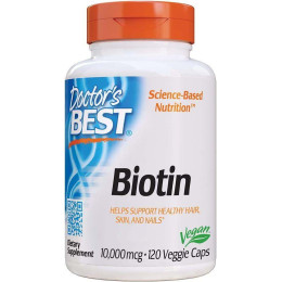 Биотин Biotin 10000 mcg 120 Veggie Caps Doctor's Best