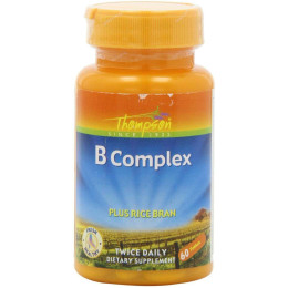 B Complex, Plus Rice Bran, 60 Tablets Thompson