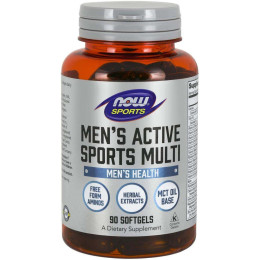 Мультивитамины для мужчин Now Mens Active Sports Multi 90 softgels NOW