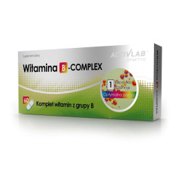 Комплекс витаминов группы В Activlab Witamina B-Complex 60 caps Activlab