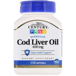 Norwegian Cod Liver Oil 110 Sgels 21st Century