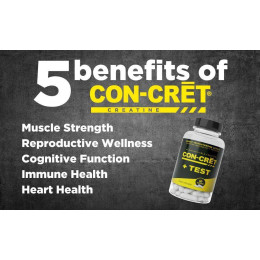 Бустер тестостерона Con-Cret Con-Cret+ Test, 60 Capsules Con-Cret