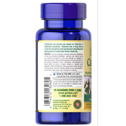 Calm Tabs with Valerian, Passion Flower, Hops, Chamomile 100 Tablets Puritan's Pride