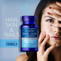 Hair, Skin & Nails One Per Day Formula 30 Softgels Puritan's Pride