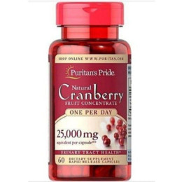 Cranberry Fruit Concentrate 25000 mg 60 Softgels Puritan's Pride