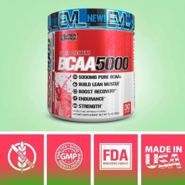 BCAA 5000 30servs (Cherry Limeade) Evlution Nutrition