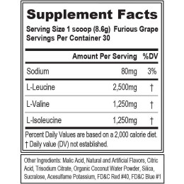 BCAA 5000 30servs (Grape) Evlution Nutrition