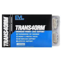 Жиросжигатель Evlution Nutrition Trans4orm Energized Weight Loss Support 10 Veggie Capsules Evlution Nutrition