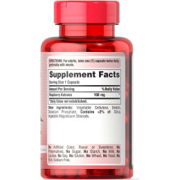 Raspberry Ketones 100 mg 120 Capsules Puritan's Pride