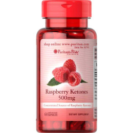 Raspberry Ketones 500 mg   60 Capsules Puritan's Pride