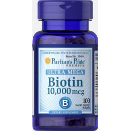 Биотин Puritan's Pride (Biotin) 10000 мкг 100 капсул